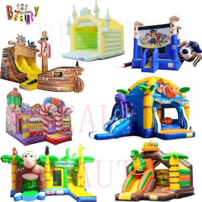 Popular Commercial Inflatable Bouncy Castle Indoor Kids Mini Jumping Castle Outdoor Adult Bounce House Game With Slide