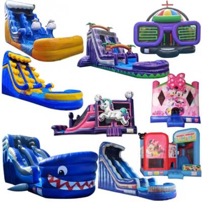 kids Inflatable Slides and Hot sale Inflatable detachable pool Slides and dry Slide