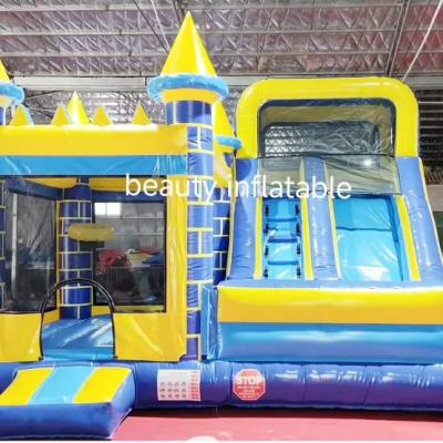 Commercial PVC dry inflatable bouncer slide combo inflatable bouncy moonwalk jumping castle bounce house for kids adults