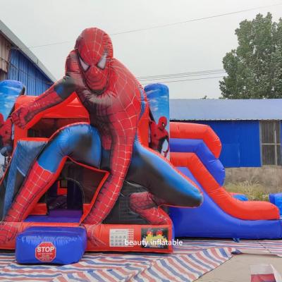 Party rentals combo inflatable castle combo bounce house jumper bouncer with detachable pool for sale